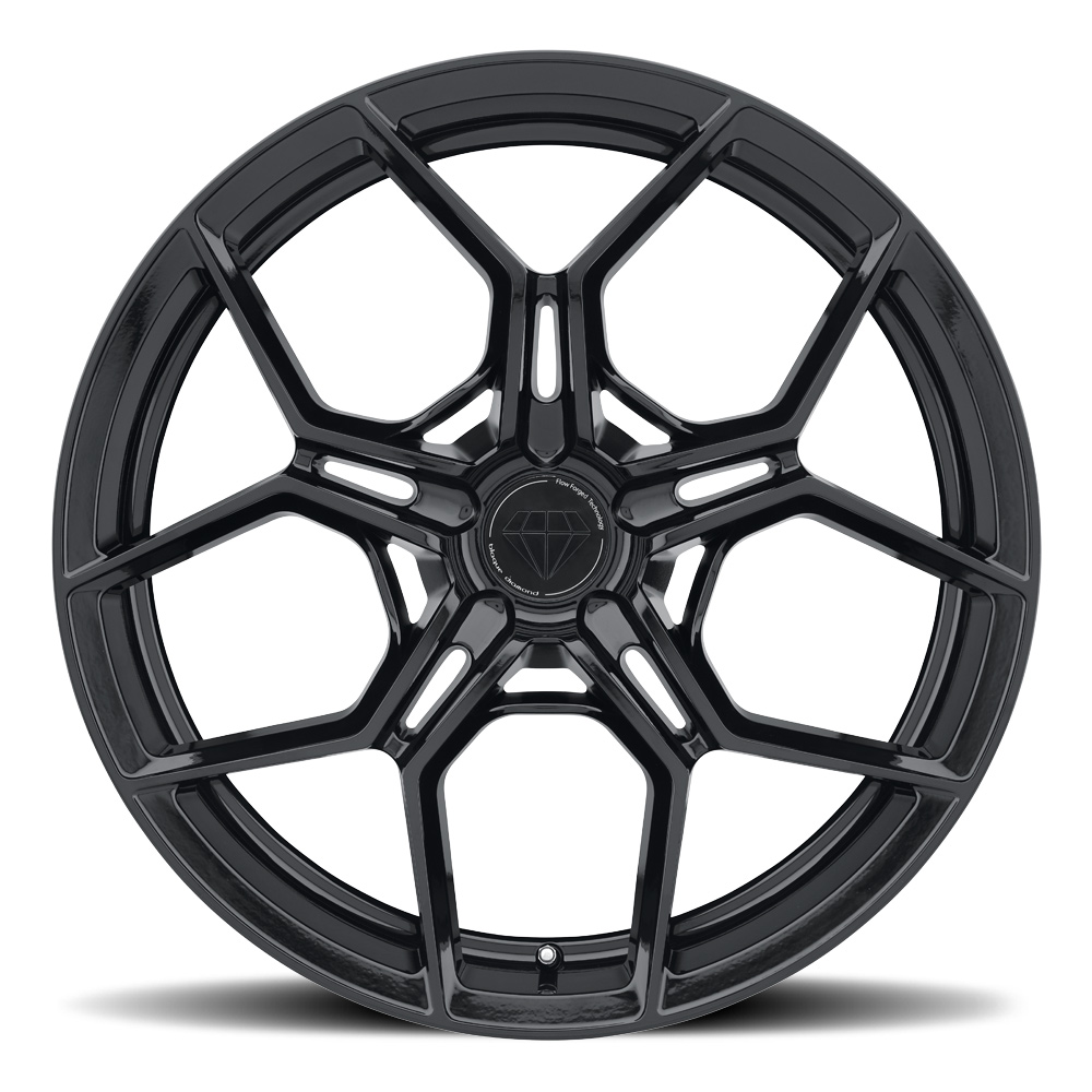 20" Blaque Diamond BD-F25 Black 20x9 20x12 Wheels Rims Chevrolet Corvette C8 - Picture 11 of 12